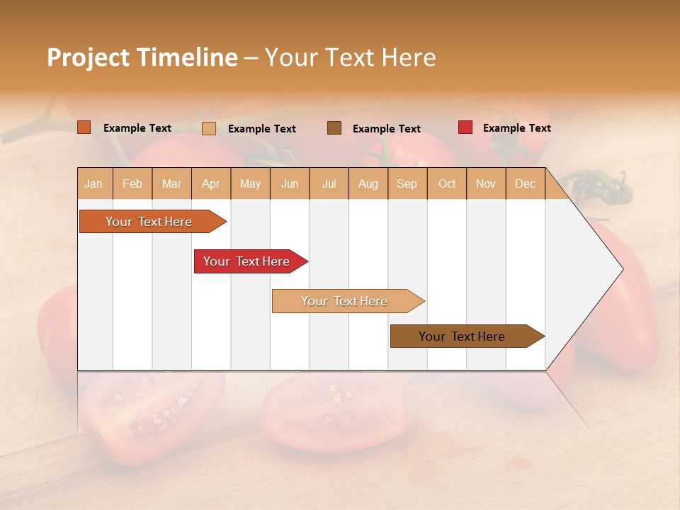 A Bunch Of Tomatoes On A Cutting Board PowerPoint Template