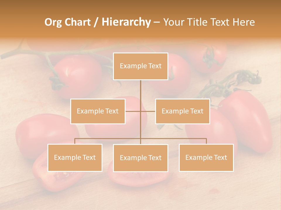 A Bunch Of Tomatoes On A Cutting Board PowerPoint Template