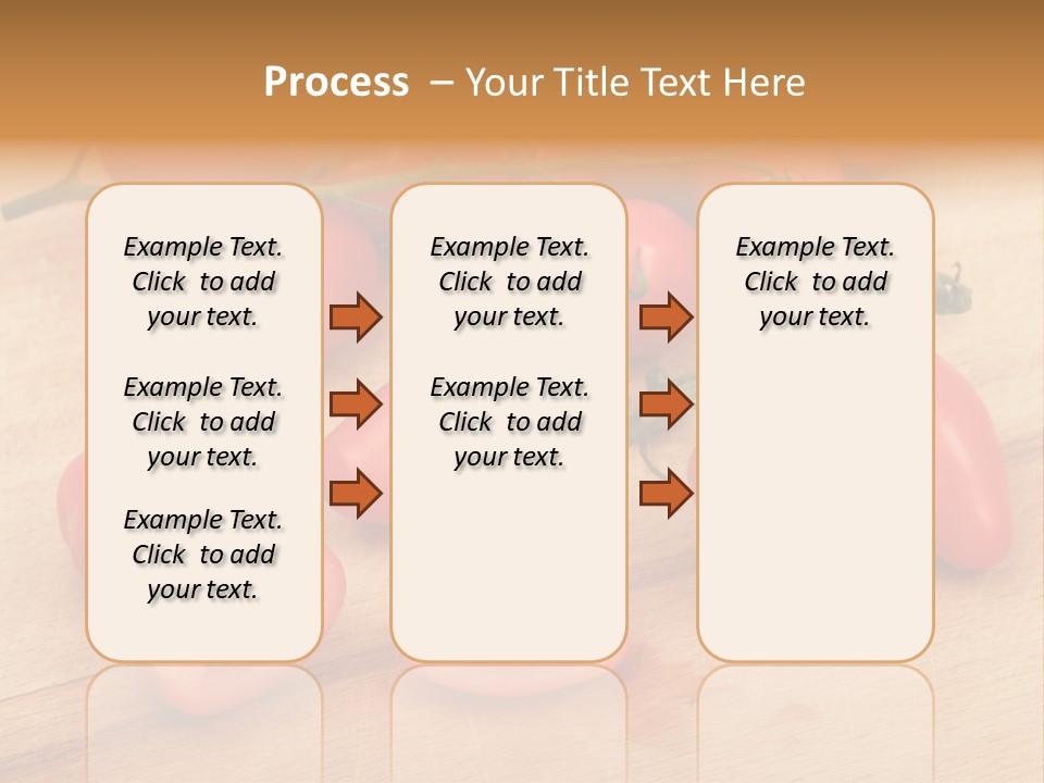 A Bunch Of Tomatoes On A Cutting Board PowerPoint Template