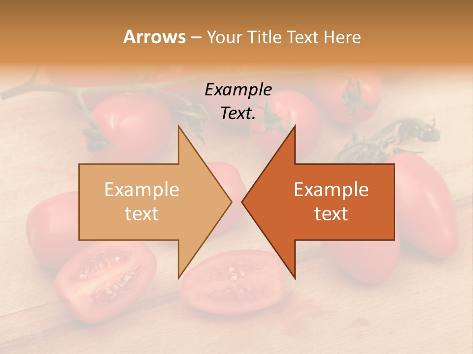 A Bunch Of Tomatoes On A Cutting Board PowerPoint Template
