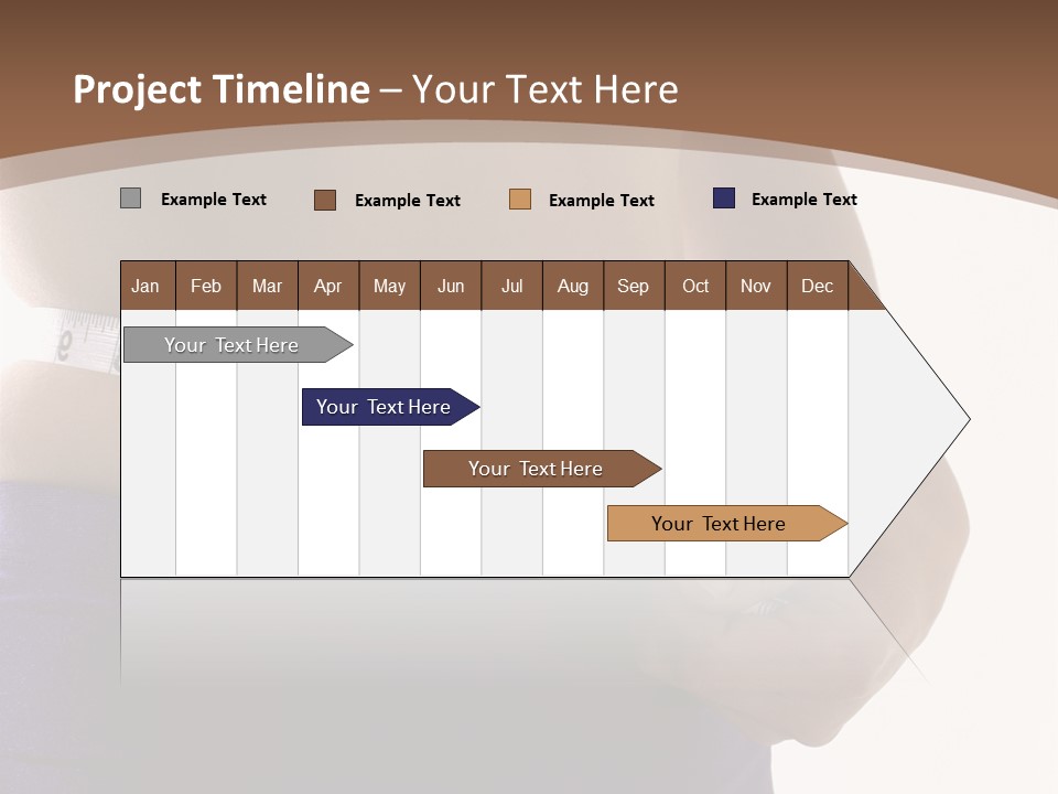 A Woman Measuring Her Waist With A Measuring Tape PowerPoint Template