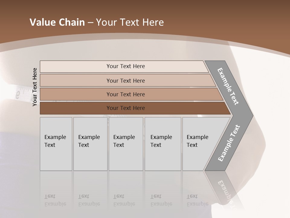 A Woman Measuring Her Waist With A Measuring Tape PowerPoint Template