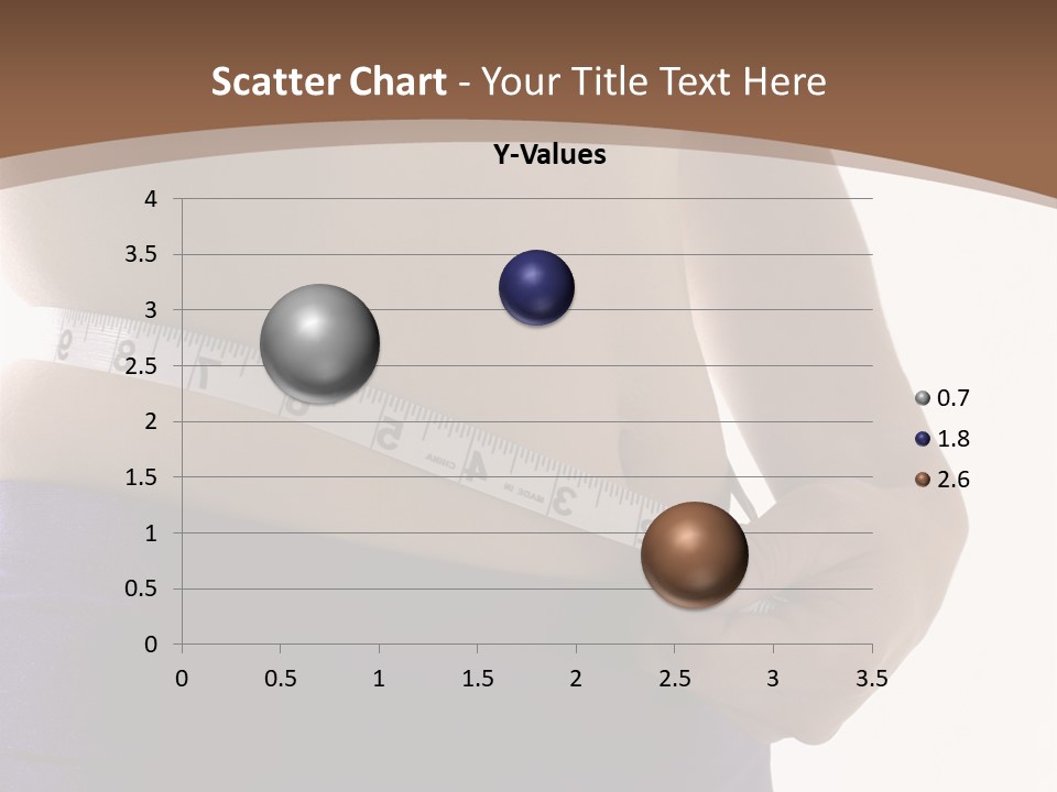 A Woman Measuring Her Waist With A Measuring Tape PowerPoint Template