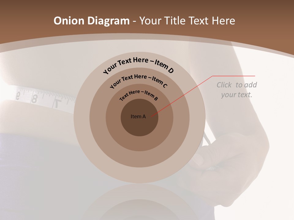 A Woman Measuring Her Waist With A Measuring Tape PowerPoint Template