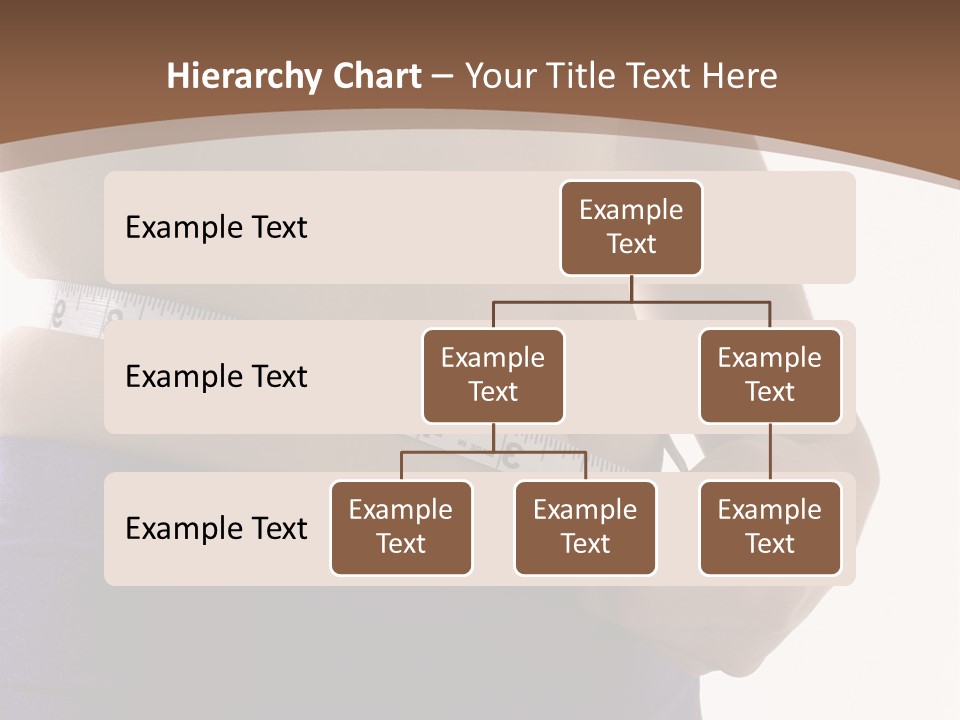 A Woman Measuring Her Waist With A Measuring Tape PowerPoint Template