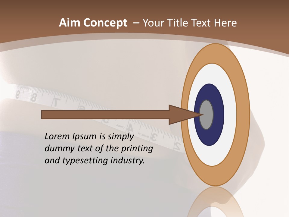 A Woman Measuring Her Waist With A Measuring Tape PowerPoint Template