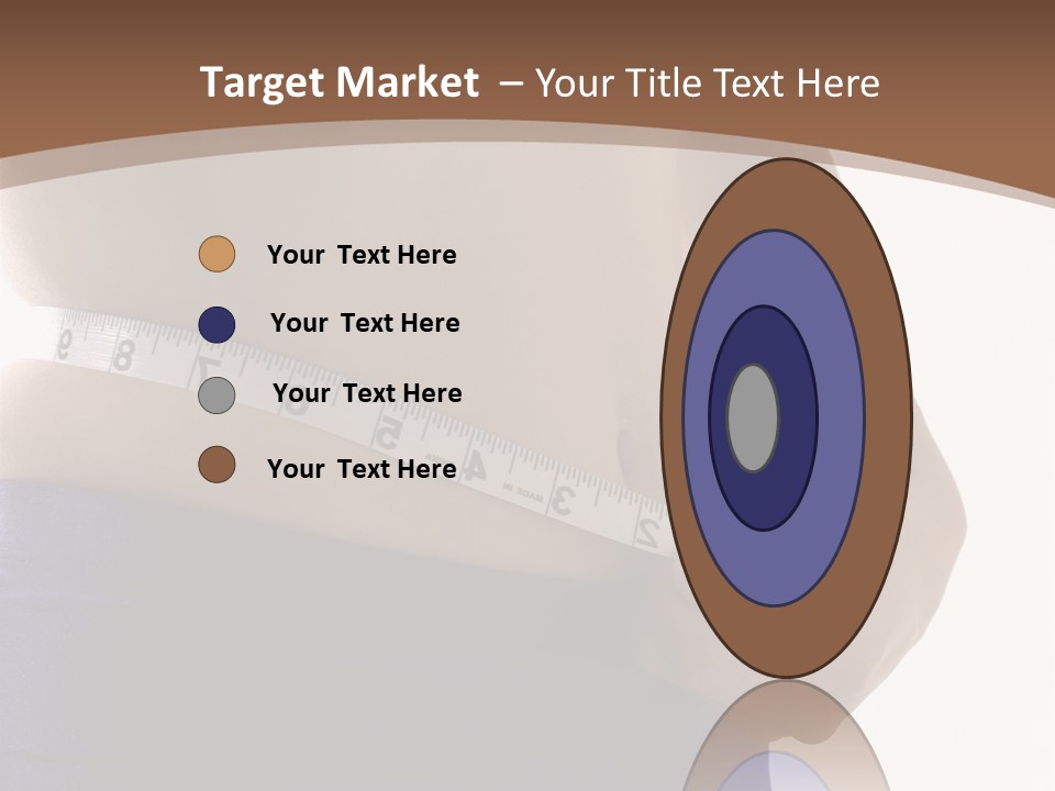 A Woman Measuring Her Waist With A Measuring Tape PowerPoint Template