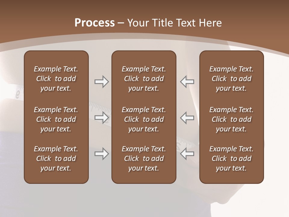 A Woman Measuring Her Waist With A Measuring Tape PowerPoint Template