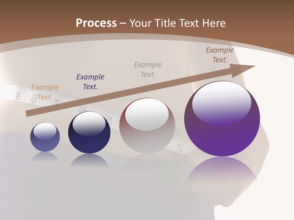 A Woman Measuring Her Waist With A Measuring Tape PowerPoint Template