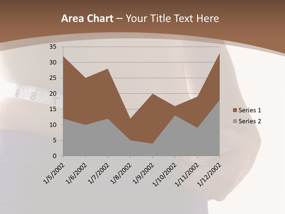 A Woman Measuring Her Waist With A Measuring Tape PowerPoint Template