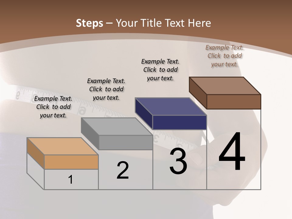 A Woman Measuring Her Waist With A Measuring Tape PowerPoint Template