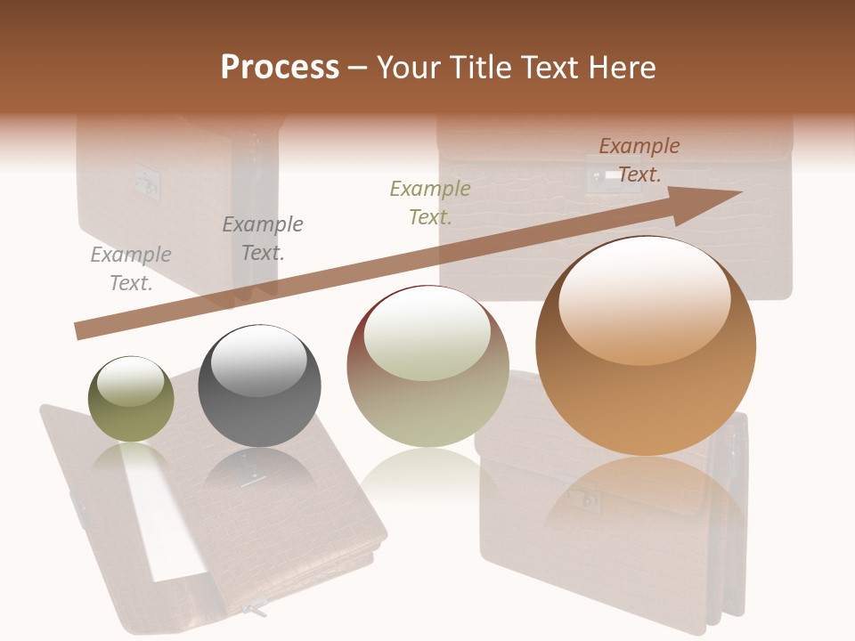 A Brown Briefcase With A Name Of Presentation PowerPoint Template