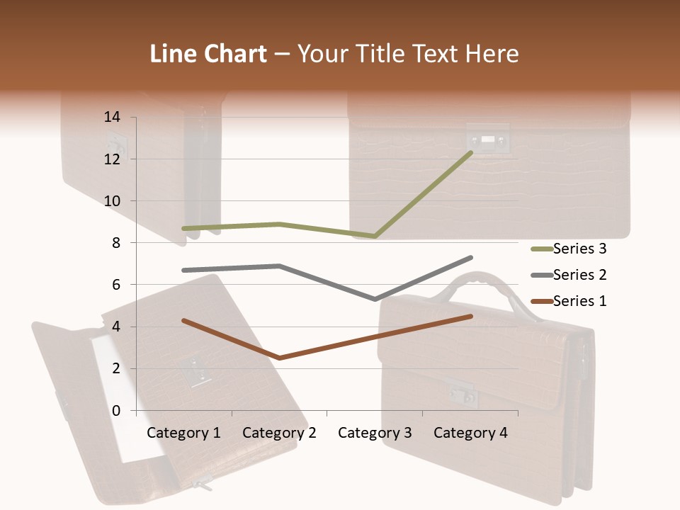 A Brown Briefcase With A Name Of Presentation PowerPoint Template