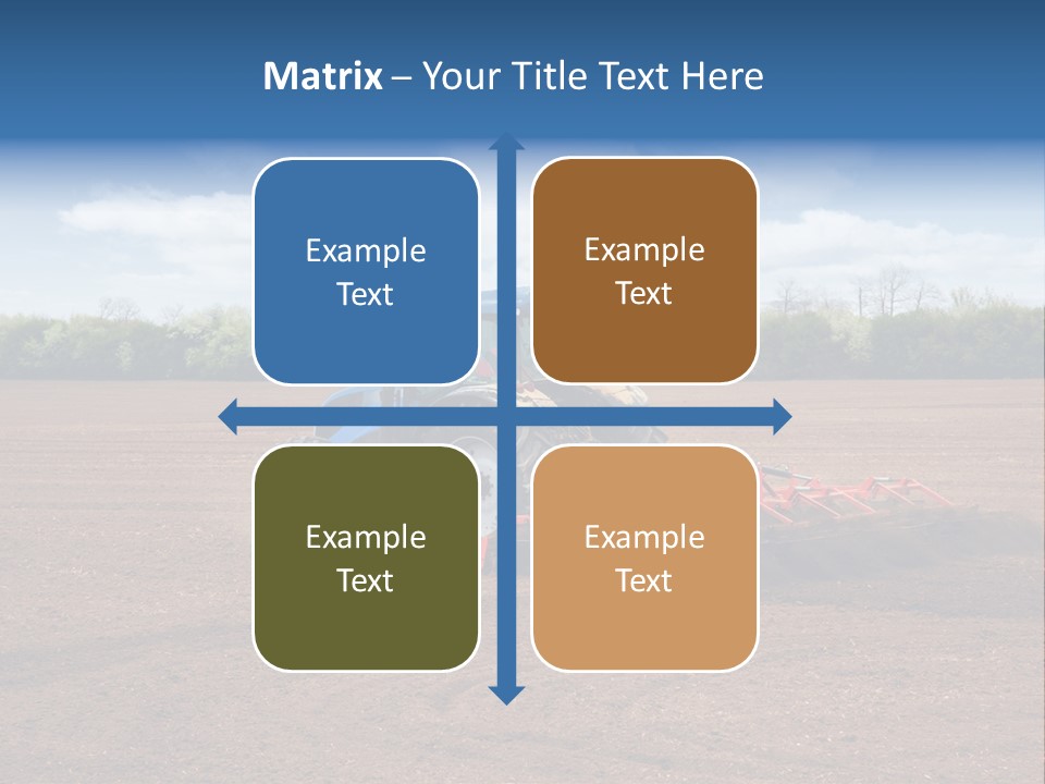 Plow Farmer Vehicle PowerPoint Template