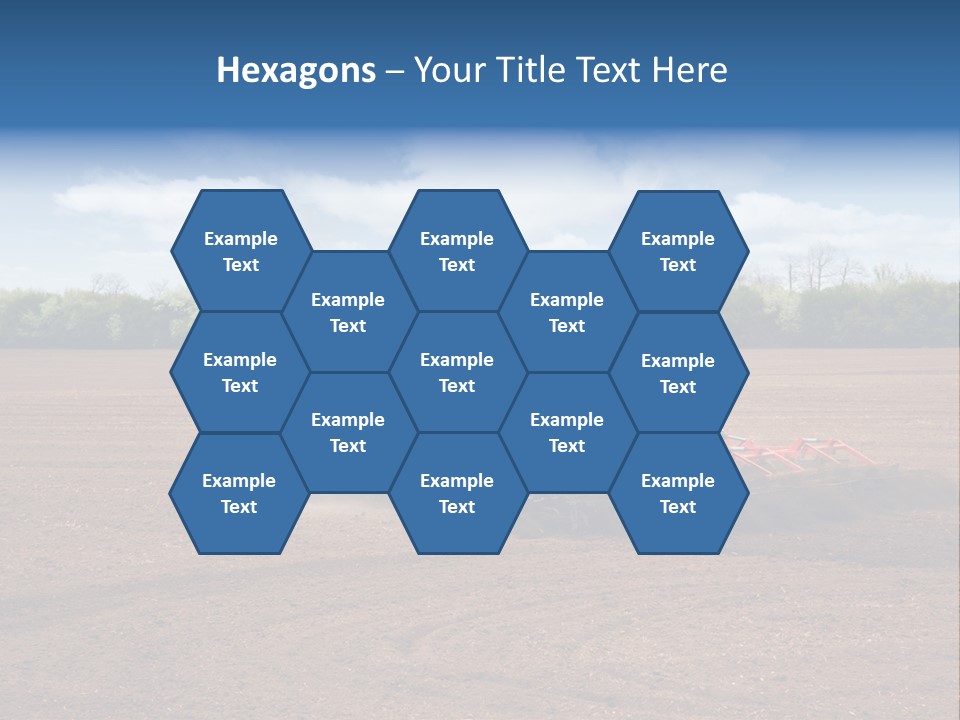 Plow Farmer Vehicle PowerPoint Template