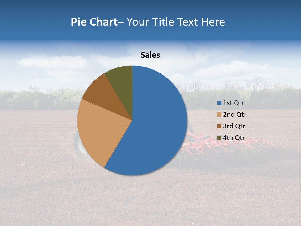 Plow Farmer Vehicle PowerPoint Template