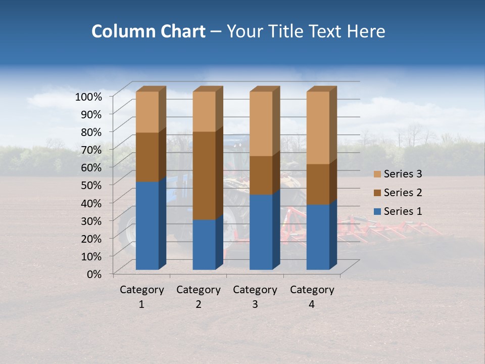 Plow Farmer Vehicle PowerPoint Template