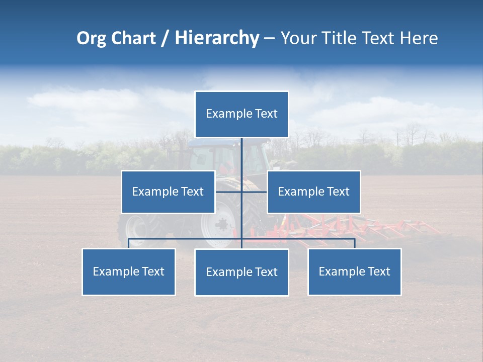 Plow Farmer Vehicle PowerPoint Template