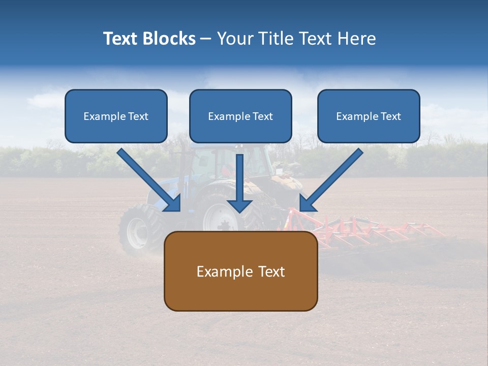 Plow Farmer Vehicle PowerPoint Template