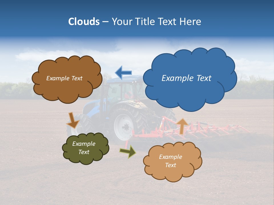 Plow Farmer Vehicle PowerPoint Template