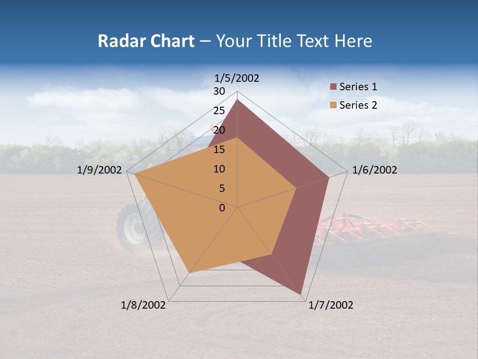 Plow Farmer Vehicle PowerPoint Template