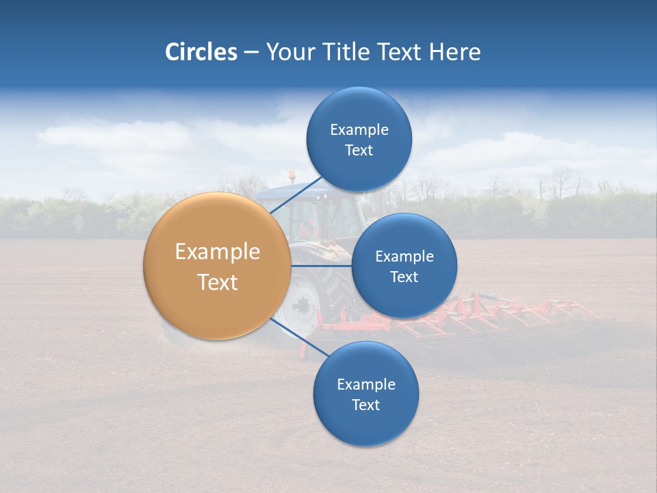 Plow Farmer Vehicle PowerPoint Template