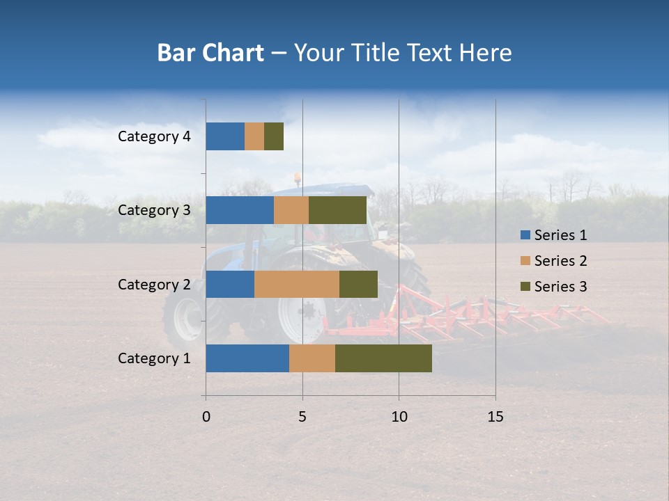 Plow Farmer Vehicle PowerPoint Template