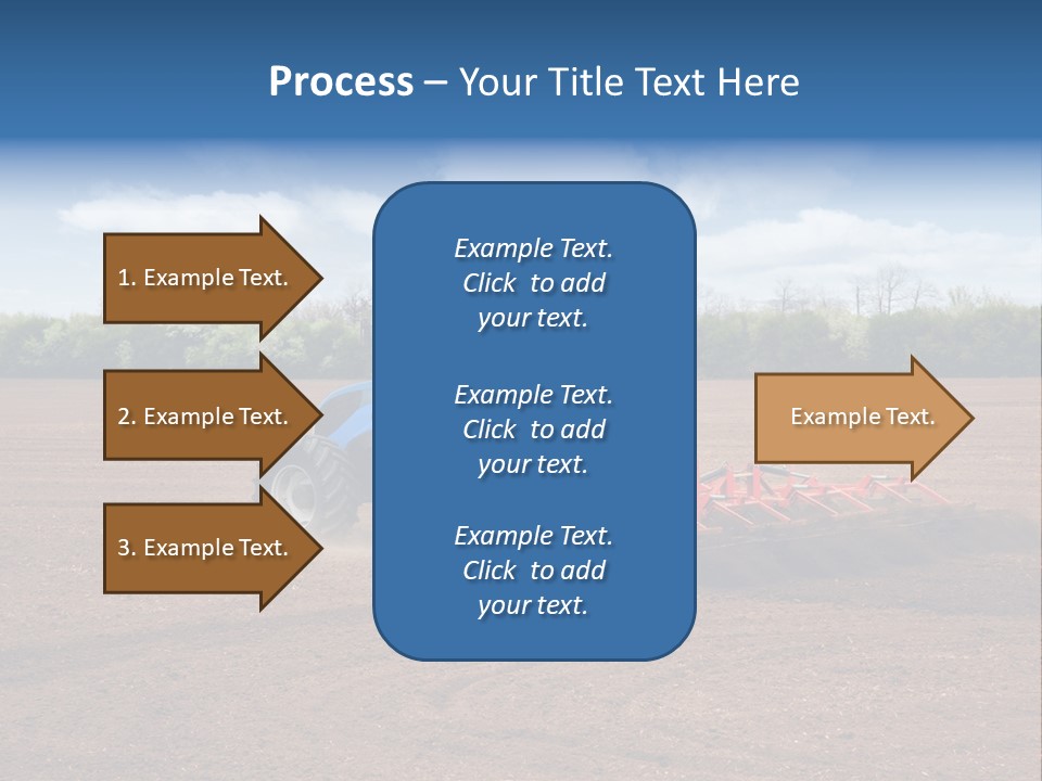 Plow Farmer Vehicle PowerPoint Template