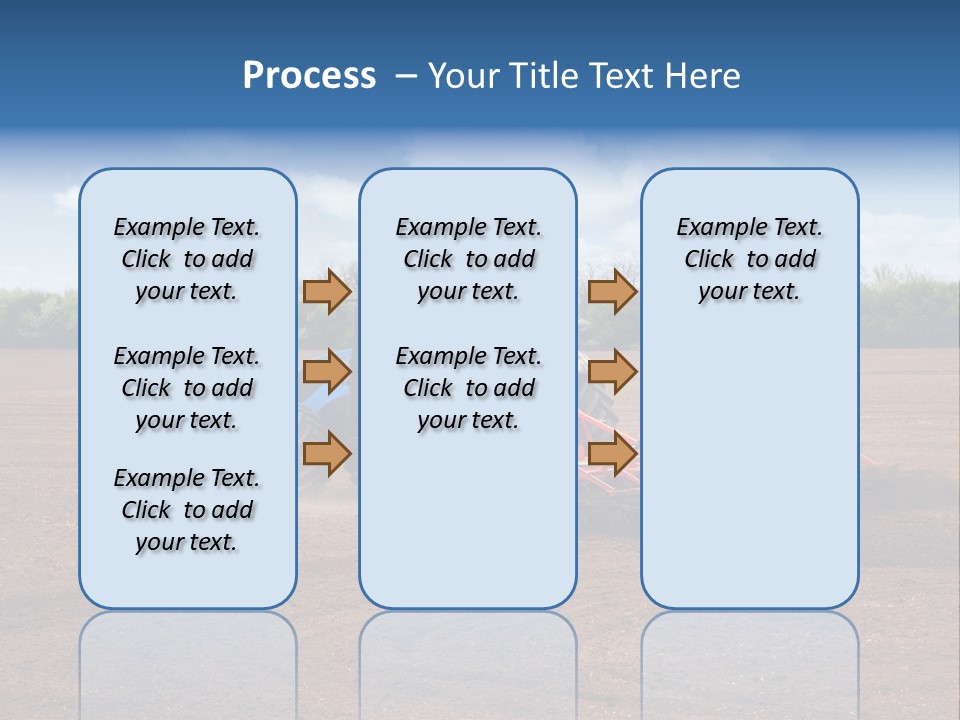 Plow Farmer Vehicle PowerPoint Template