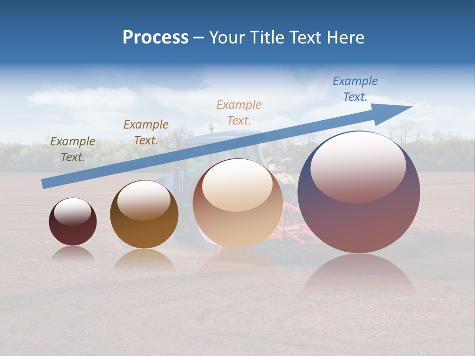 Plow Farmer Vehicle PowerPoint Template