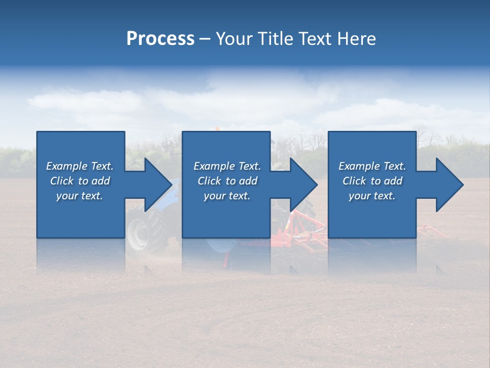Plow Farmer Vehicle PowerPoint Template