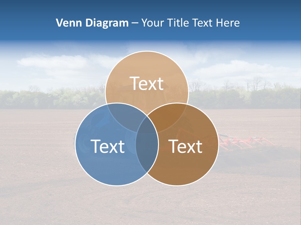 Plow Farmer Vehicle PowerPoint Template