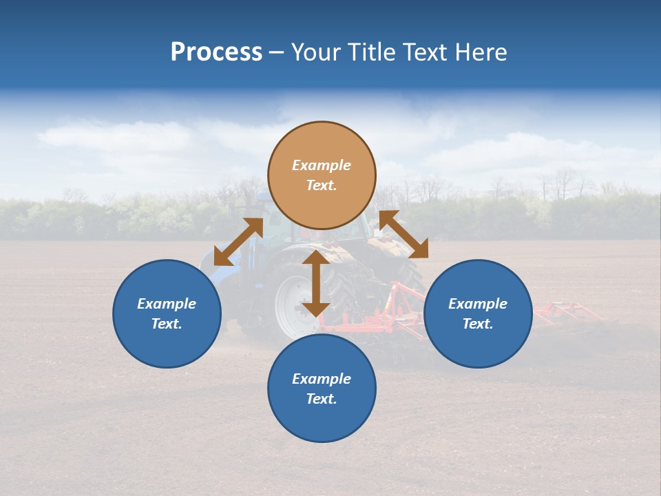 Plow Farmer Vehicle PowerPoint Template