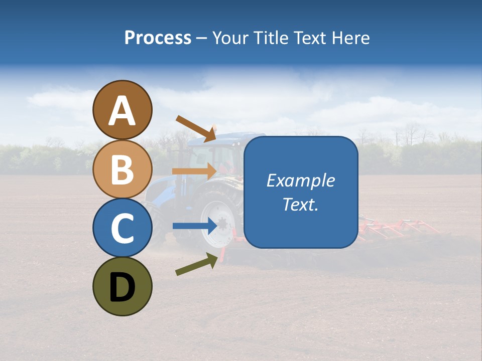 Plow Farmer Vehicle PowerPoint Template