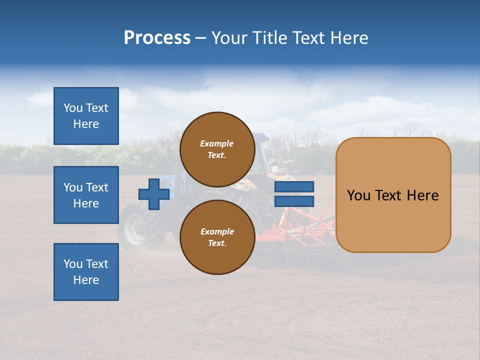 Plow Farmer Vehicle PowerPoint Template