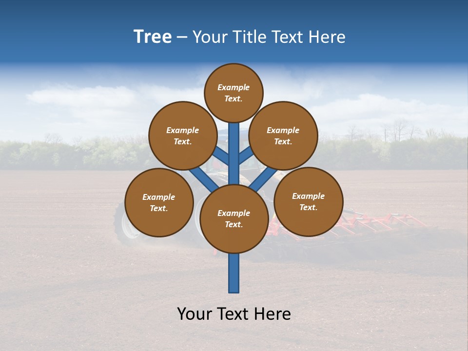 Plow Farmer Vehicle PowerPoint Template