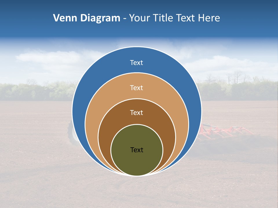 Plow Farmer Vehicle PowerPoint Template