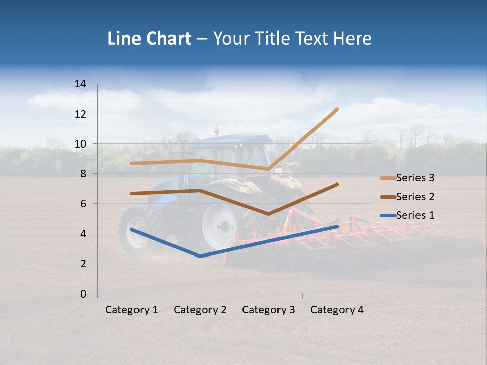 Plow Farmer Vehicle PowerPoint Template