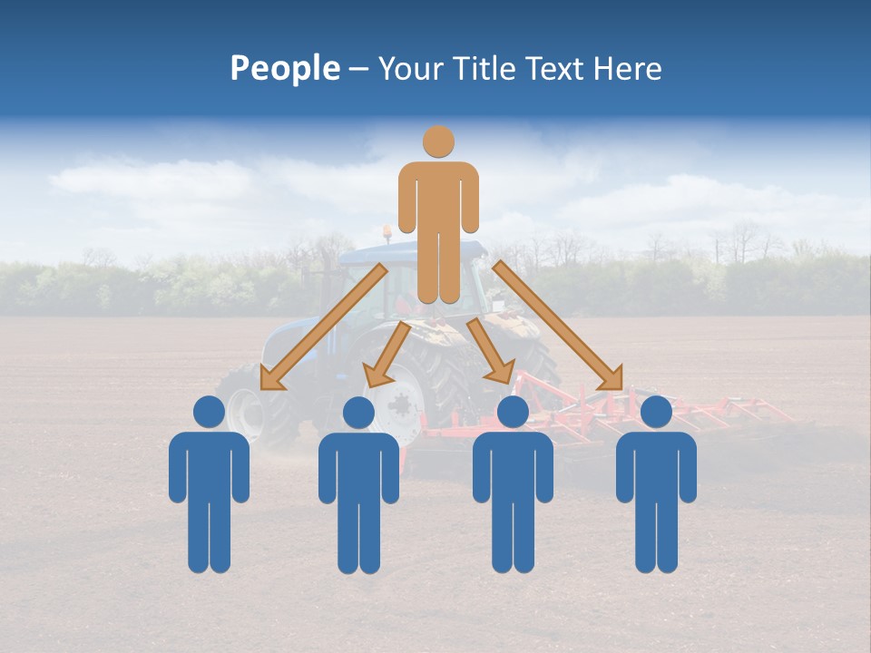 Plow Farmer Vehicle PowerPoint Template