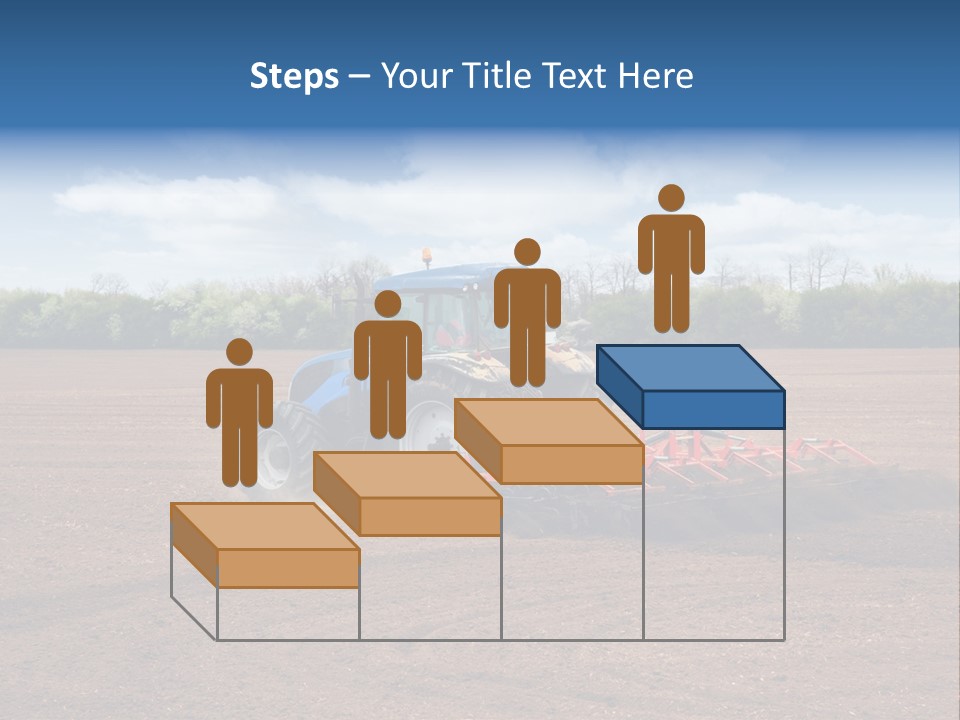 Plow Farmer Vehicle PowerPoint Template