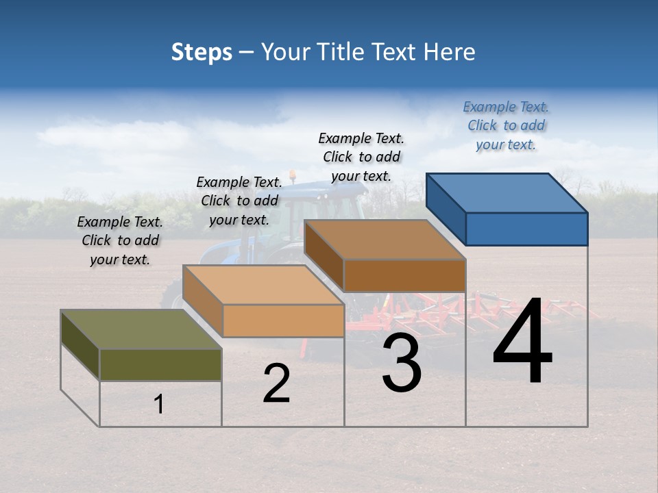 Plow Farmer Vehicle PowerPoint Template