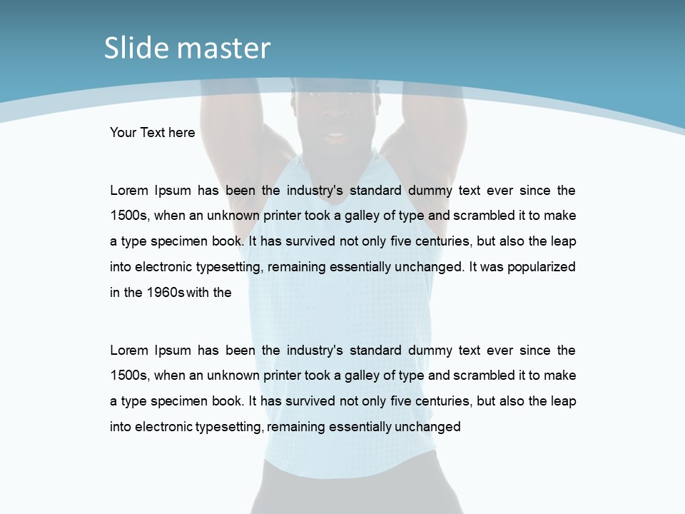 Serious Person African PowerPoint Template