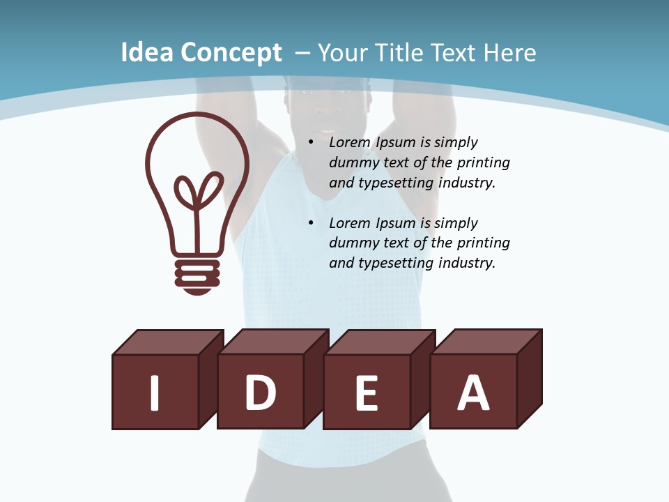 Serious Person African PowerPoint Template