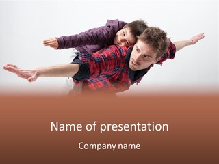 Cute Modern People PowerPoint Template