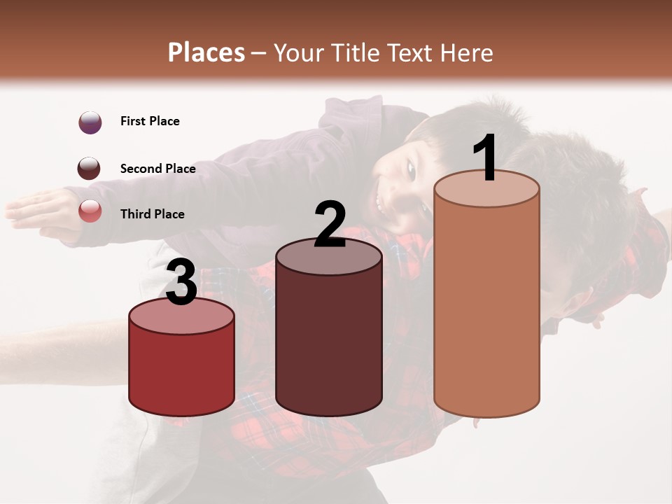 Cute Modern People PowerPoint Template