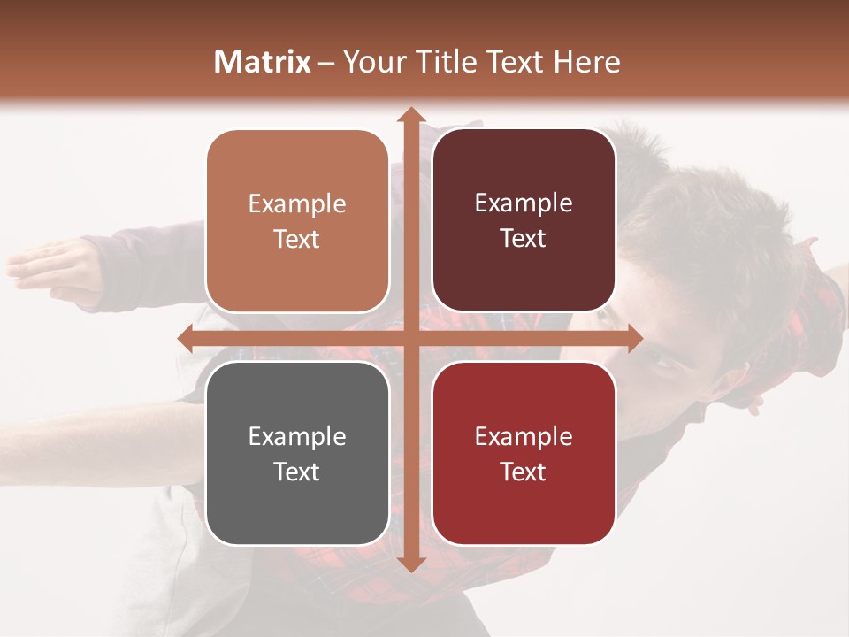 Cute Modern People PowerPoint Template