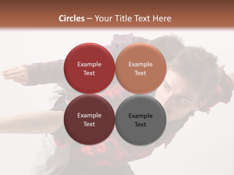 Cute Modern People PowerPoint Template
