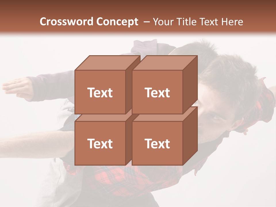 Cute Modern People PowerPoint Template