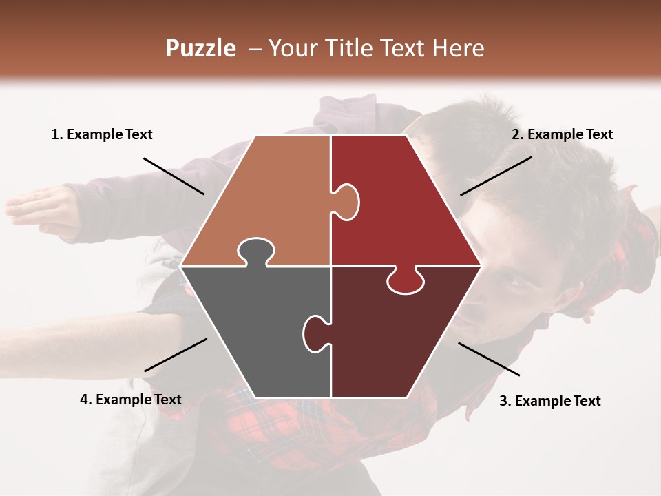 Cute Modern People PowerPoint Template