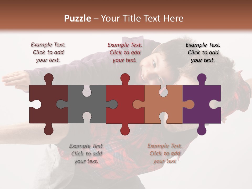 Cute Modern People PowerPoint Template